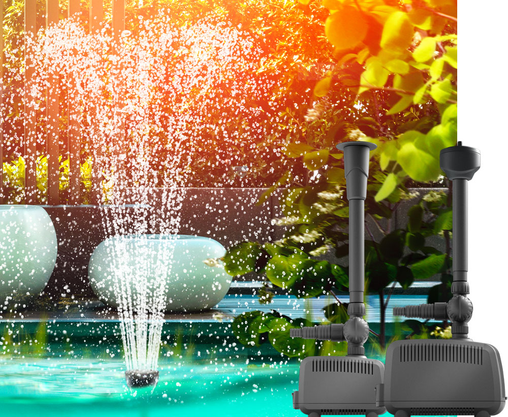 Wasserspiel-Pumpen